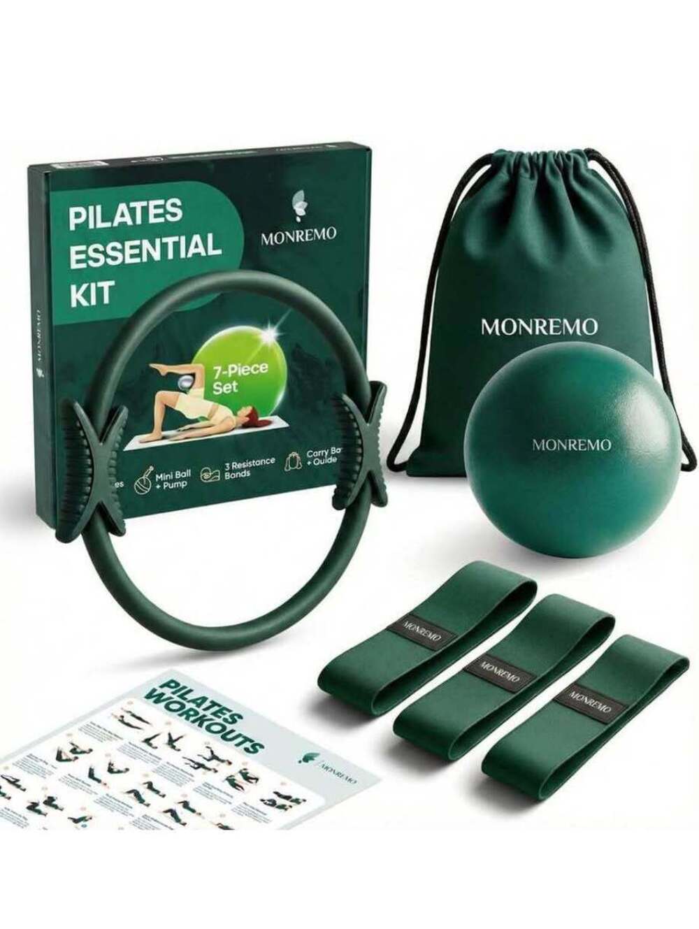 Pilates 7 piece home workout kit- new in box